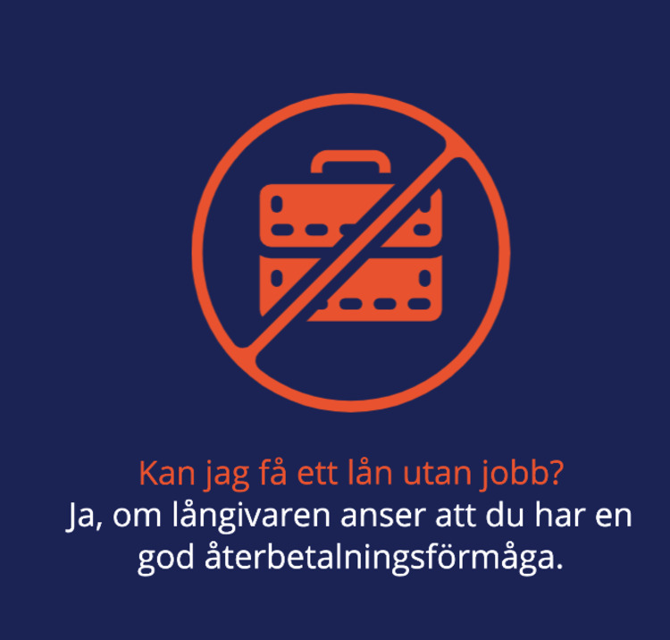 Kan jag låna utan fast anställning?